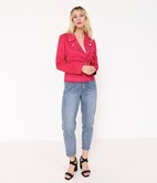 Veste courte en suédine Rachel