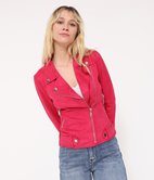 Veste courte en suédine Rachel