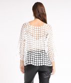 Top en dentelle à fleurs Annie