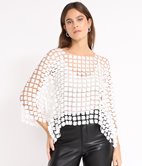 Top en dentelle à fleurs Annie