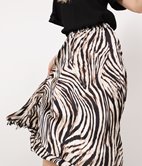 Jupe longue plissée Zela