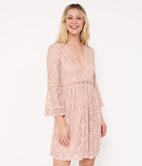 Robe ajourée en dentelle