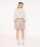 Jupe plissée à paillettes