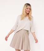 Jupe plissée à paillettes