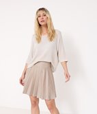 Jupe plissée à paillettes