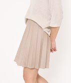 Jupe plissée à paillettes