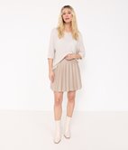 Jupe plissée à paillettes