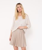 Jupe plissée à paillettes