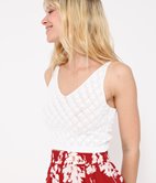 Débardeur ajouré Elyssa