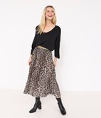 Jupe longue à paillettes