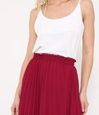 Jupe longue plissée