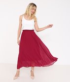 Jupe longue plissée