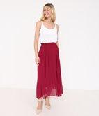 Jupe longue plissée