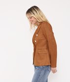 Veste blazer en suédine