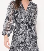 Robe cache-cœur Tracy