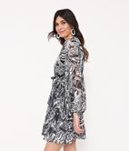 Robe cache-cœur Tracy