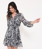 Robe cache-cœur Tracy