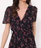 Robe cache-cœur Elise