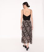 Jupe longue plissée Noélie