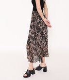 Jupe longue plissée Noélie