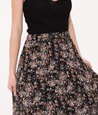 Jupe longue plissée Noélie