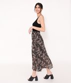 Jupe longue plissée Noélie