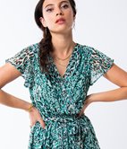 Robe cache-cœur Léogold