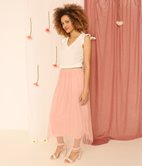 Jupe longue en tulle