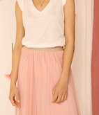 Jupe longue en tulle