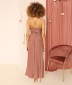 Robe longue à paillettes Liva