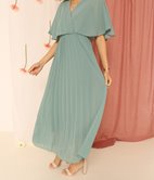 Robe longue Capeline