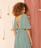 Robe longue Capeline