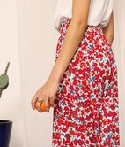 Jupe longue plissée Gabriella