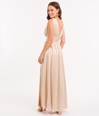 Robe longue en maille Nora