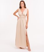 Robe longue en maille Nora