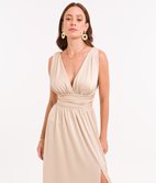 Robe longue en maille Nora