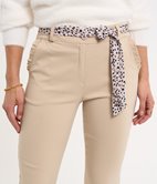 Pantalon droit avec foulard Camille