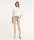 Pantalon droit avec foulard Camille