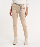 Pantalon droit avec foulard Camille