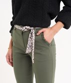 Pantalon droit avec foulard Camille