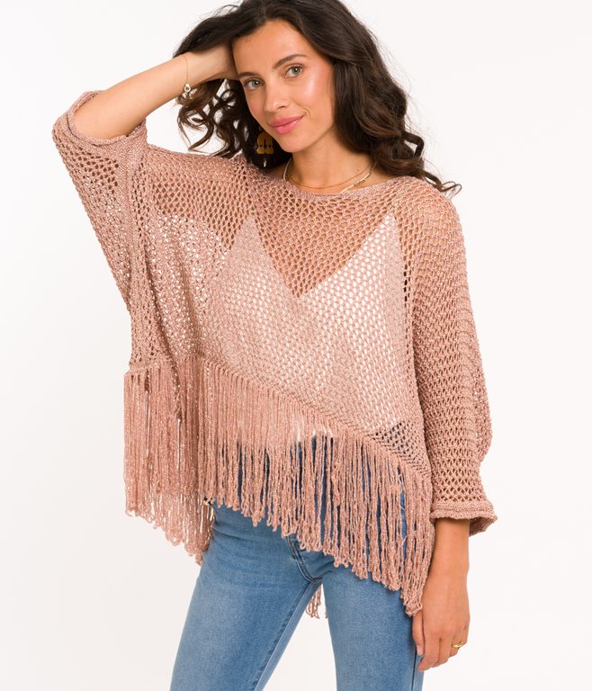 Pull à franges Goldie