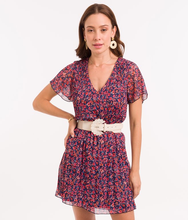 Robe plissée Manon