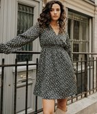 Robe cache-cœur Noella