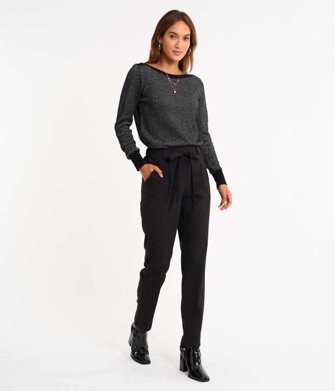Pantalon taille haute Edouard