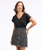 T-shirt à empiècement Sophie