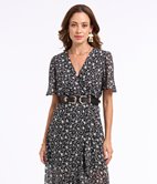 Robe longue asymétrique Appoline