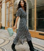 Robe longue asymétrique Appoline