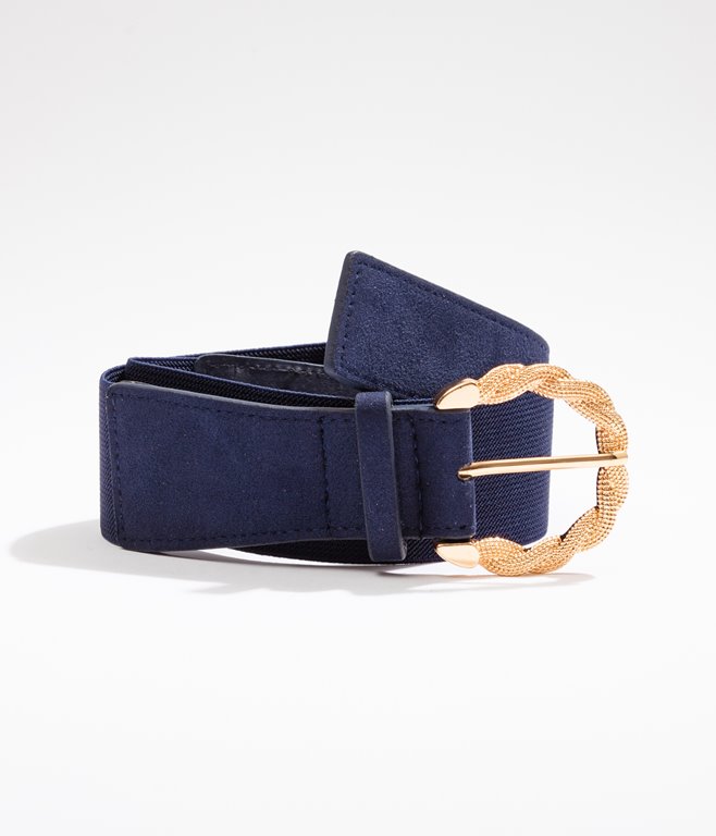 Ceinture Alexia en suédie élastiquée