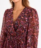 Robe cache-coeur Elvira