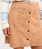 Jupe en suédine Lallie